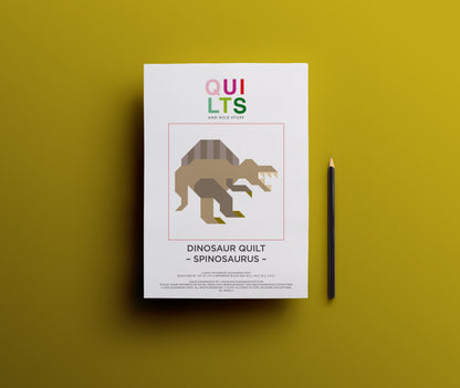 Spinosaurus – PDF Quilt Block Anleitung