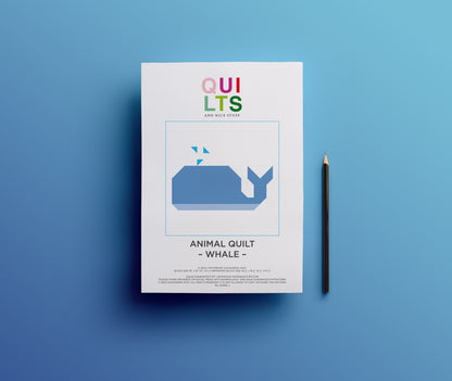 Whale – PDF Quilt Block Pattern