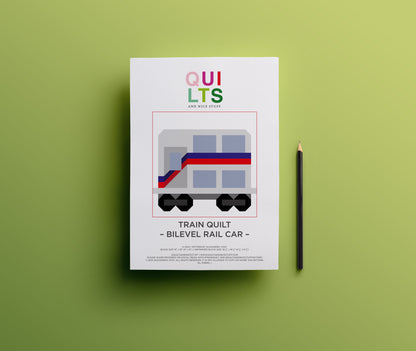 Double-decker Coach – PDF Quilt Block Pattern