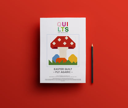 Fly Agaric – PDF Quilt Block Pattern