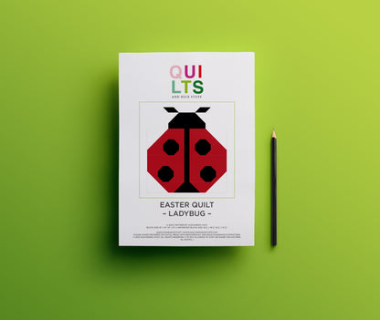 Ladybug – PDF Quilt Block Pattern