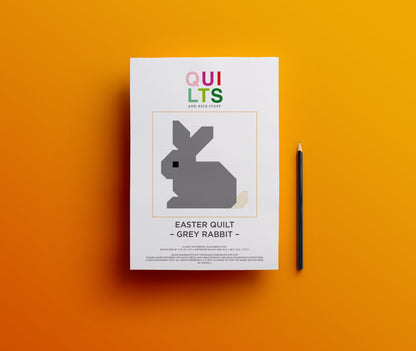 Grey Rabbit – PDF Quilt Block Pattern