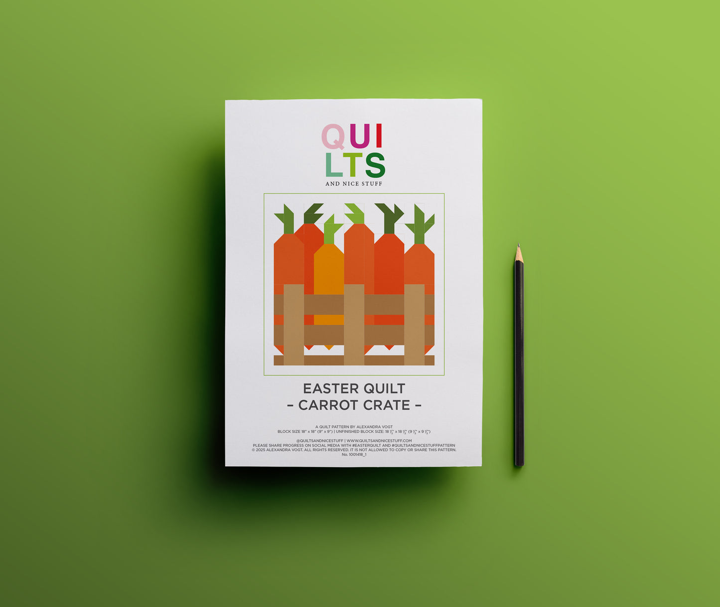 Karottenkiste – PDF Quilt Block Anleitung