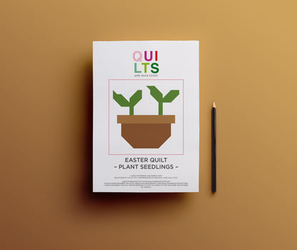 Pflanzensetzlinge – PDF Quilt Block Anleitung