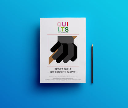 Eishockey Handschuh – PDF Quilt Block Anleitung