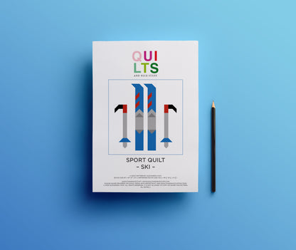Ski – PDF Quilt Block Anleitung