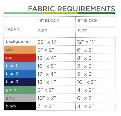 Skirennfahrer – PDF Quilt Block Anleitung