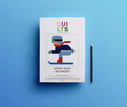 Skirennfahrer – PDF Quilt Block Anleitung