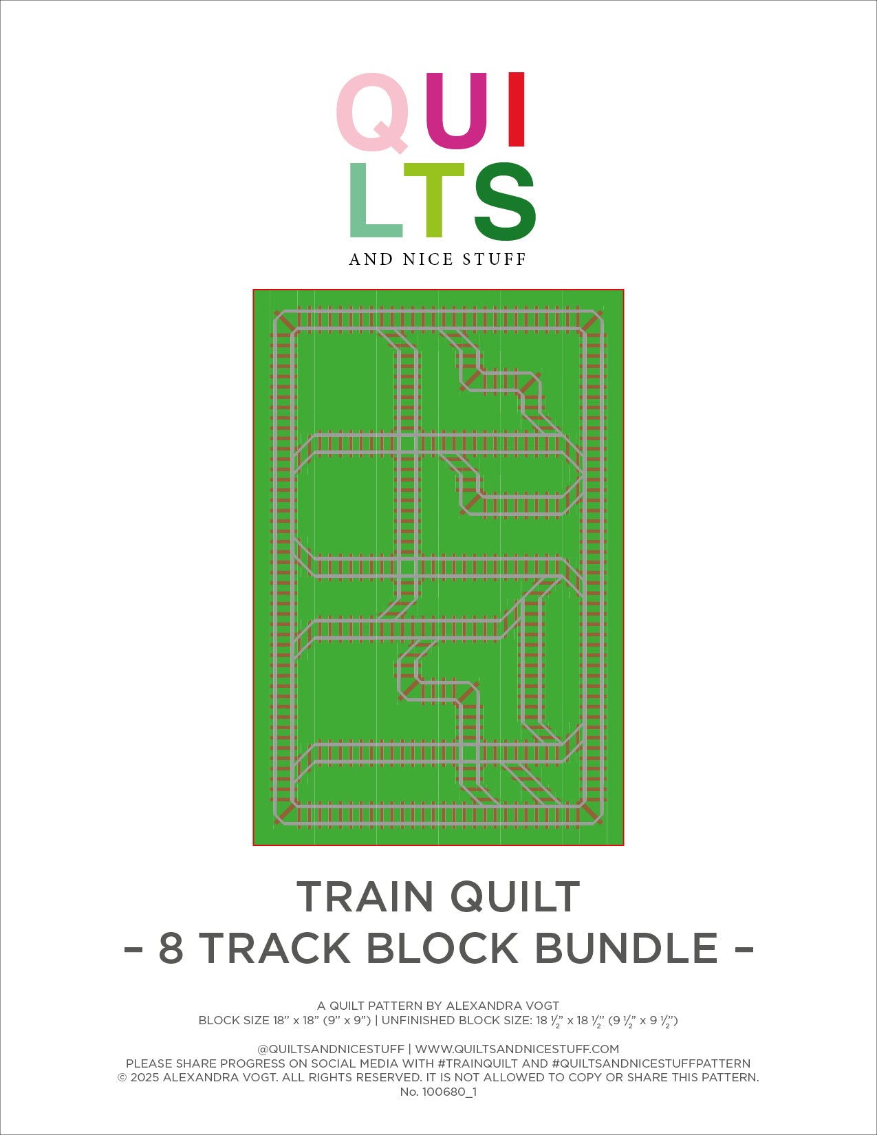 PDF Anleitungspaket – 8 Schienen Blöcke