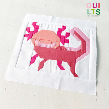Axolotl – PDF Quilt Block Pattern
