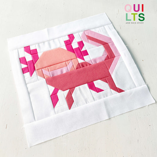 Axolotl – PDF Quilt Block Pattern