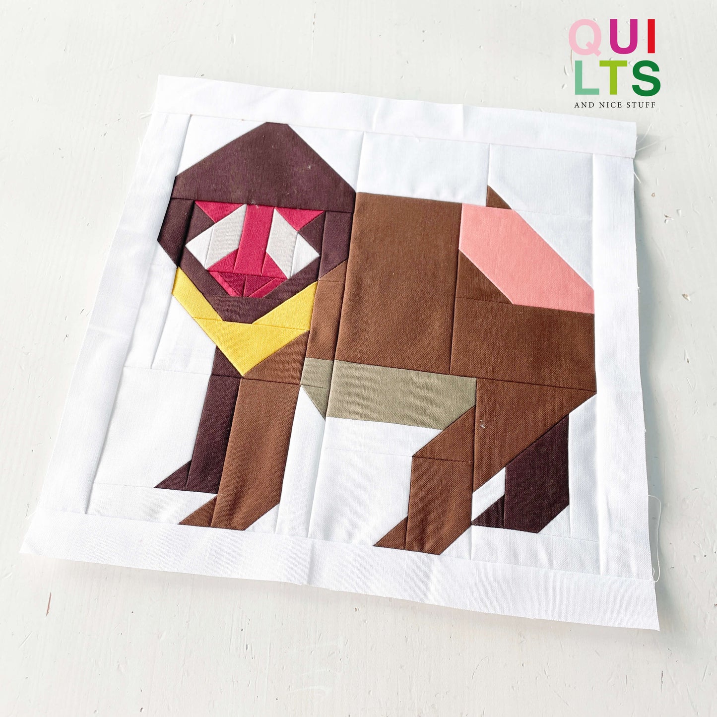 Pavian – PDF Quilt Block Anleitung