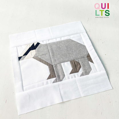 Dachs – PDF Quilt Block Anleitung