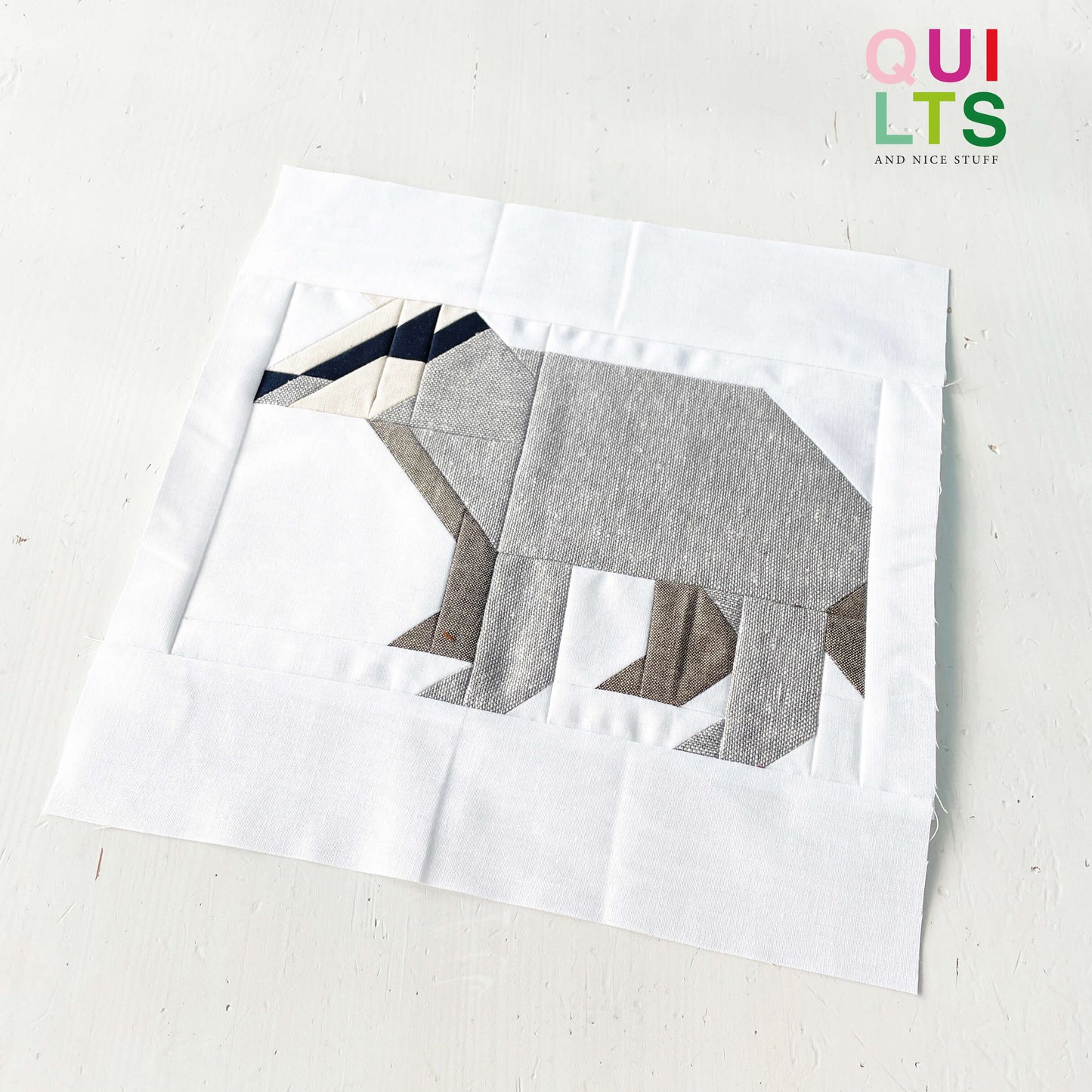 Dachs – PDF Quilt Block Anleitung
