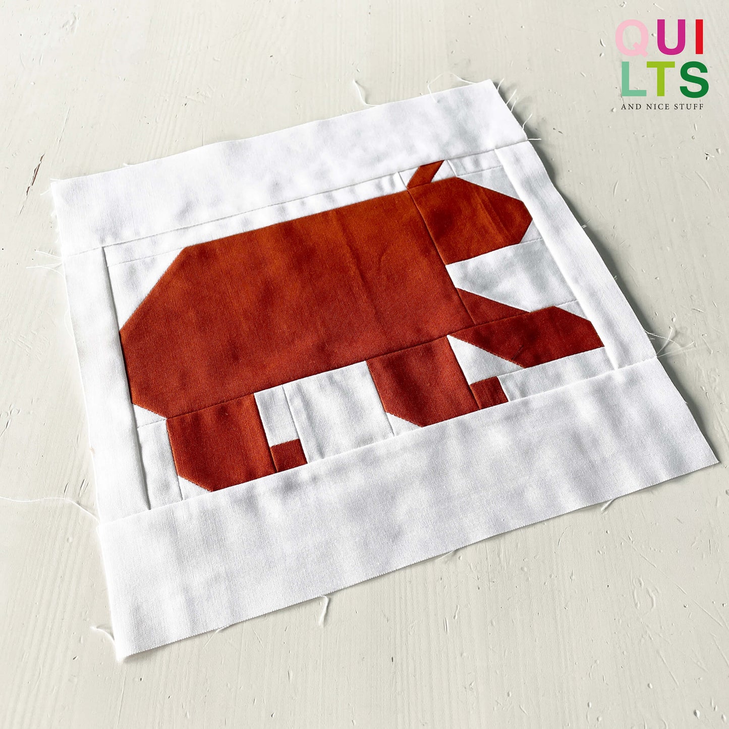 Bär – PDF Quilt Block Anleitung