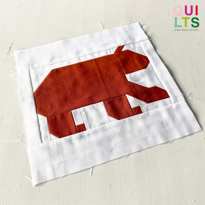 Bär – PDF Quilt Block Anleitung