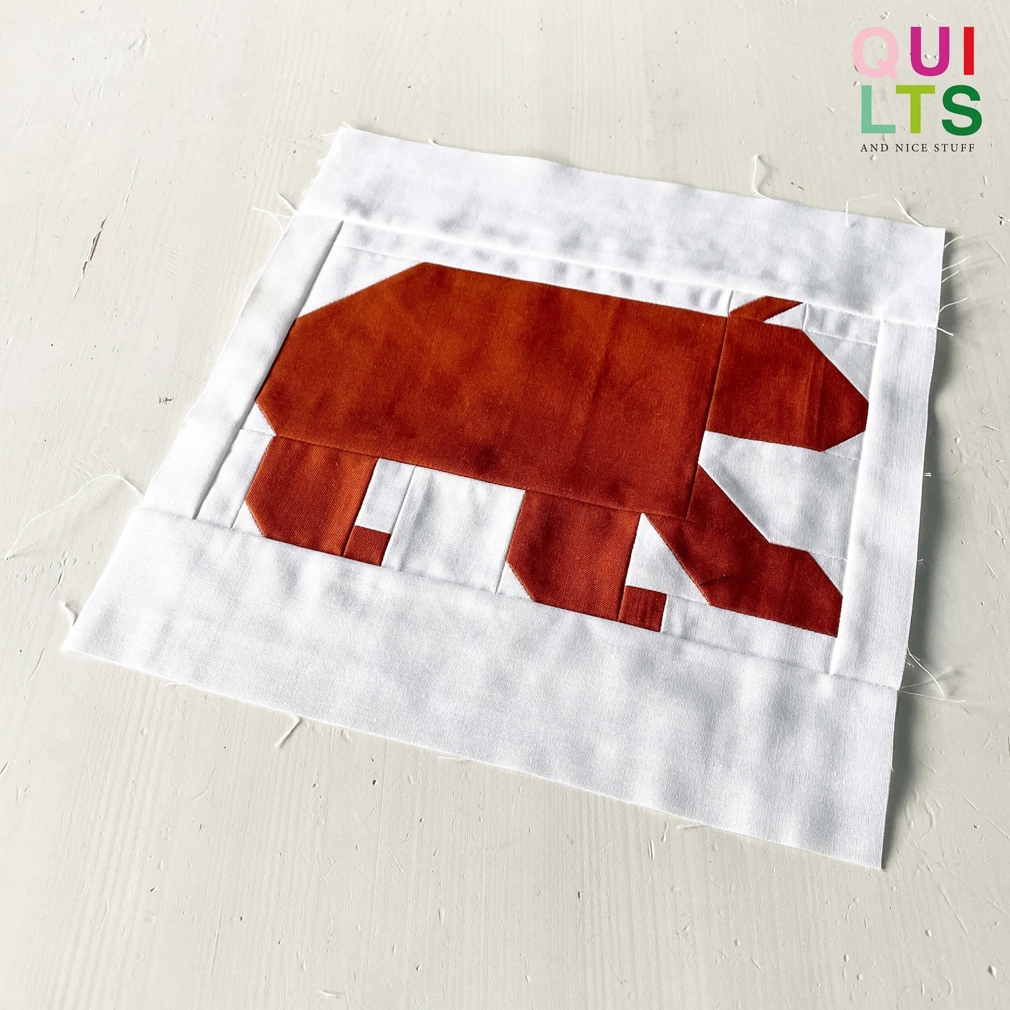 Bär – PDF Quilt Block Anleitung