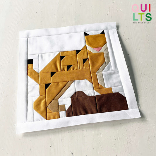 Luchs – PDF Quilt Block Anleitung