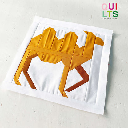 Kamel – PDF Quilt Block Anleitung