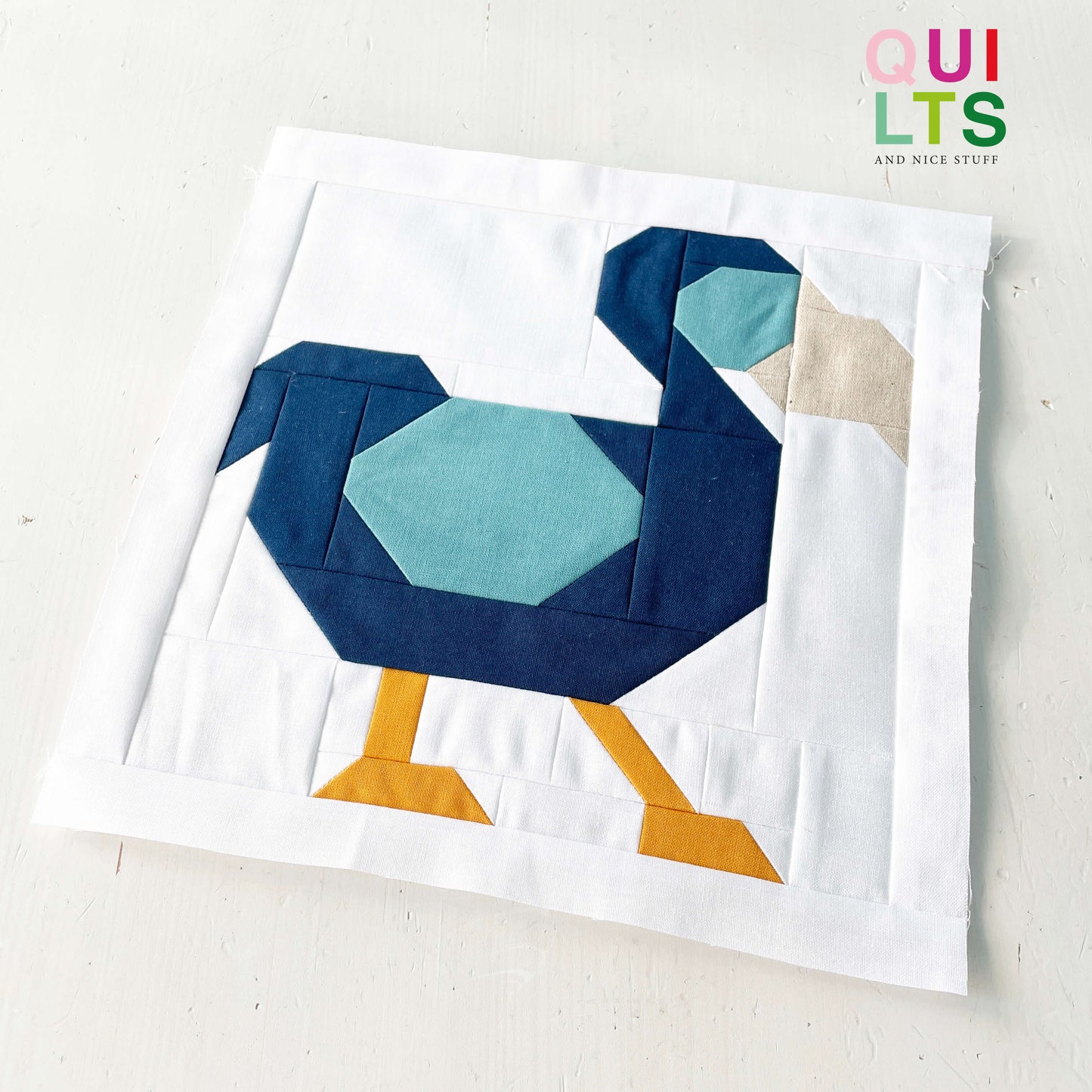 Dodo – PDF Quilt Block Anleitung