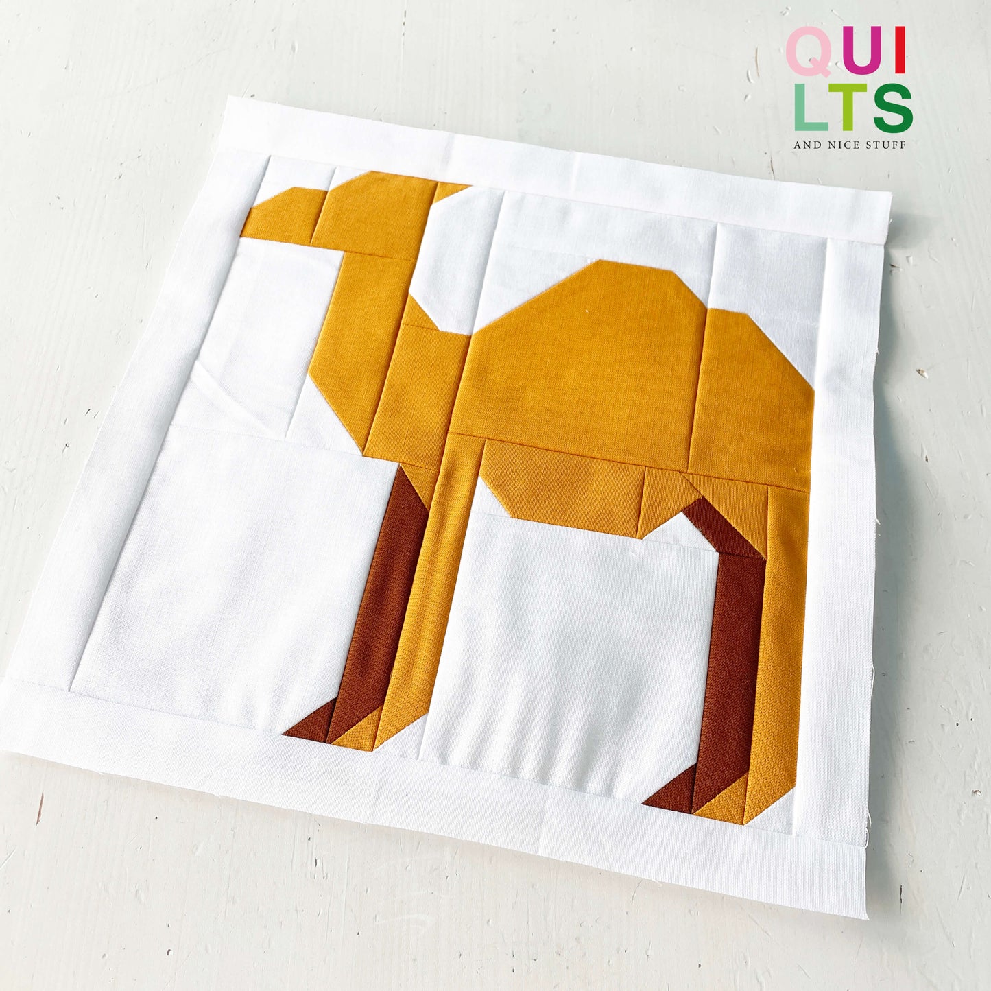 Dromedar – PDF Quilt Block Anleitung