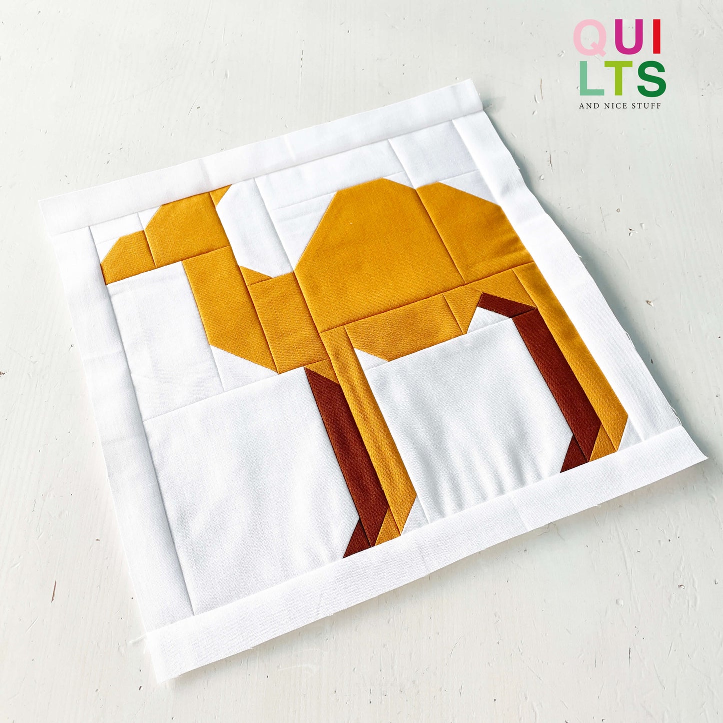 Dromedar – PDF Quilt Block Anleitung