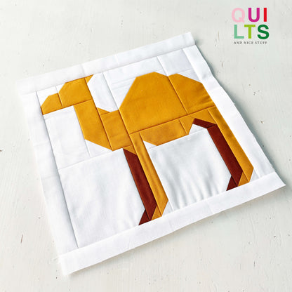 Dromedar – PDF Quilt Block Anleitung