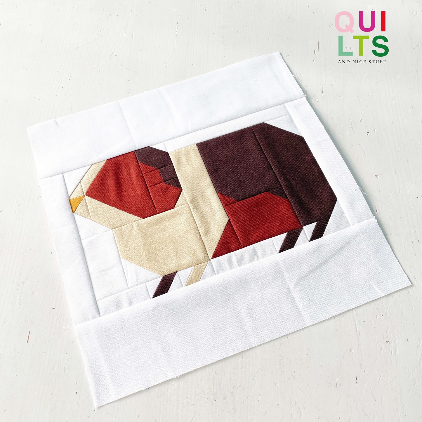 Meerschweinchen – PDF Quilt Block Anleitung