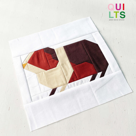 Meerschweinchen – PDF Quilt Block Anleitung