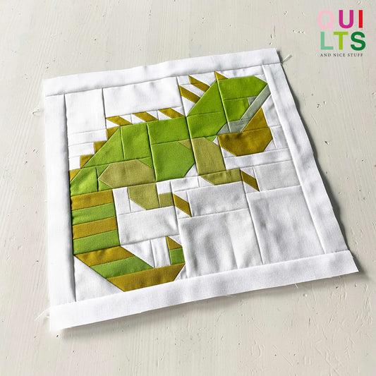 Leguan – PDF Quilt Block Anleitung