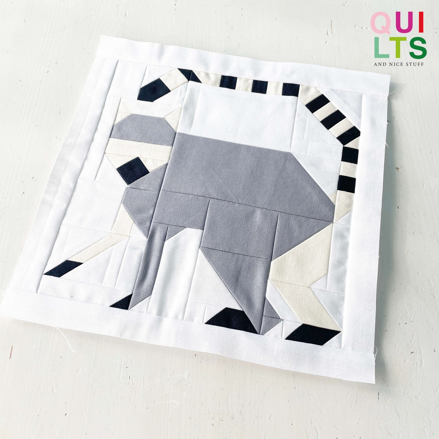 Lemur – PDF Quilt Block Anleitung