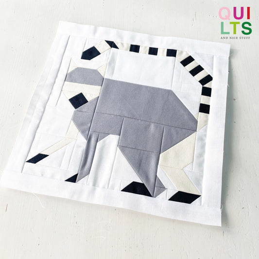 Lemur – PDF Quilt Block Anleitung