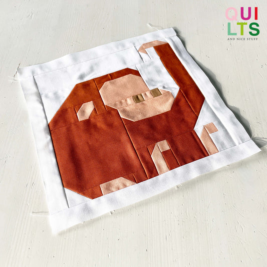Orang Utan – PDF Quilt Block Anleitung