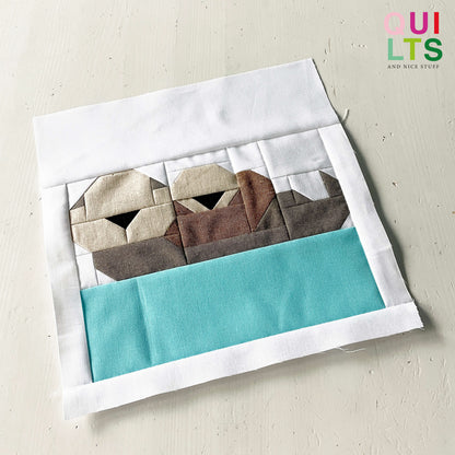 Otter – PDF Quilt Block Pattern
