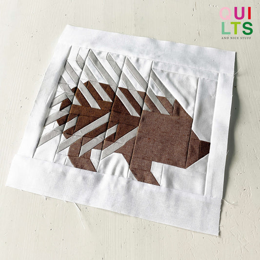 Stachelschwein – PDF Quilt Block Anleitung
