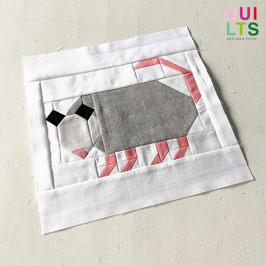 Opossum – PDF Quilt Block Anleitung