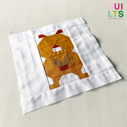 Quokka – PDF Quilt Block Anleitung