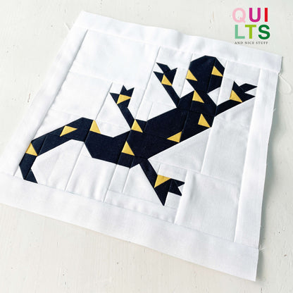 Salamander – PDF Quilt Block Anleitung
