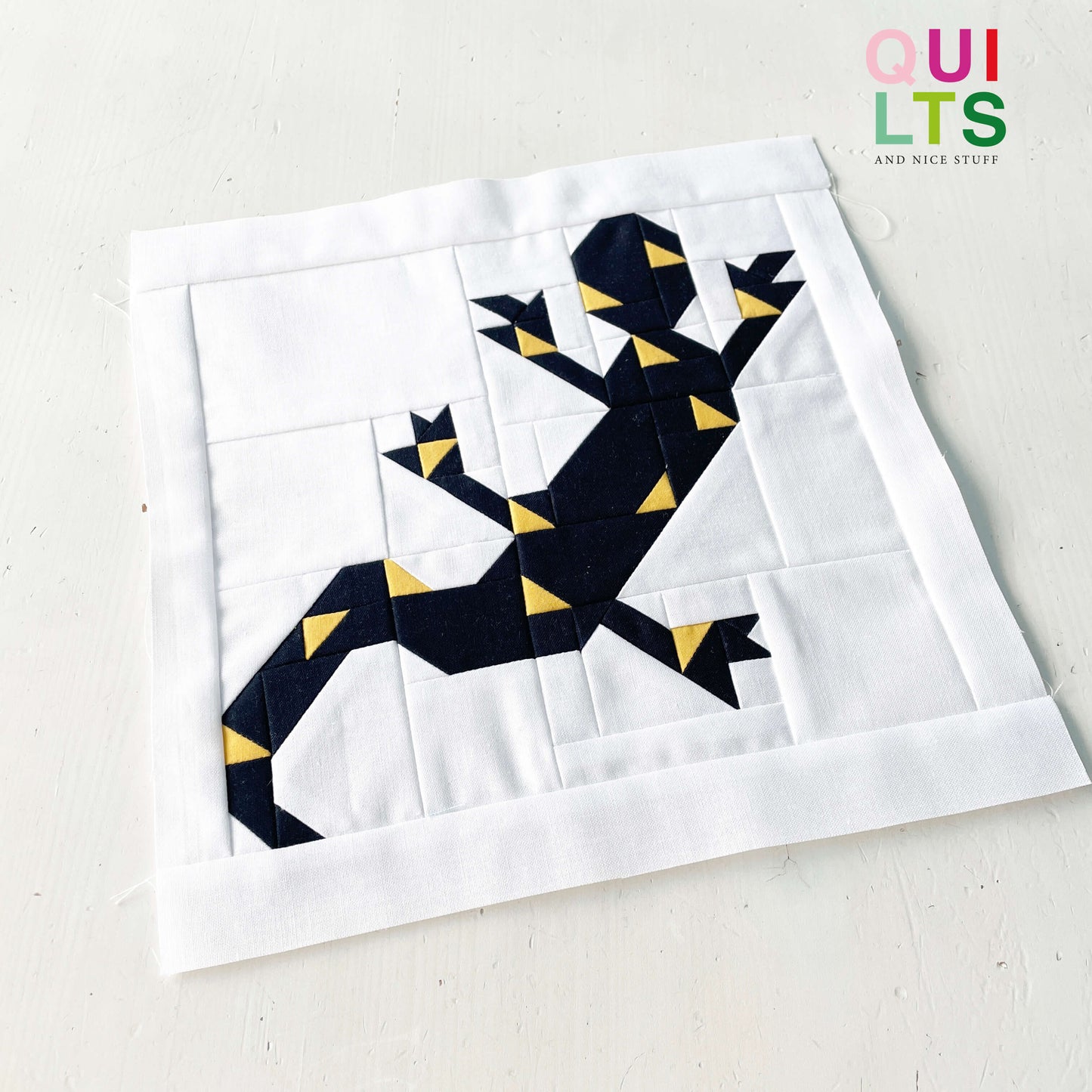 Salamander – PDF Quilt Block Anleitung
