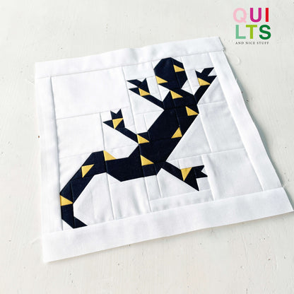 Salamander – PDF Quilt Block Anleitung