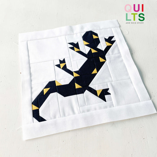 Salamander – PDF Quilt Block Pattern