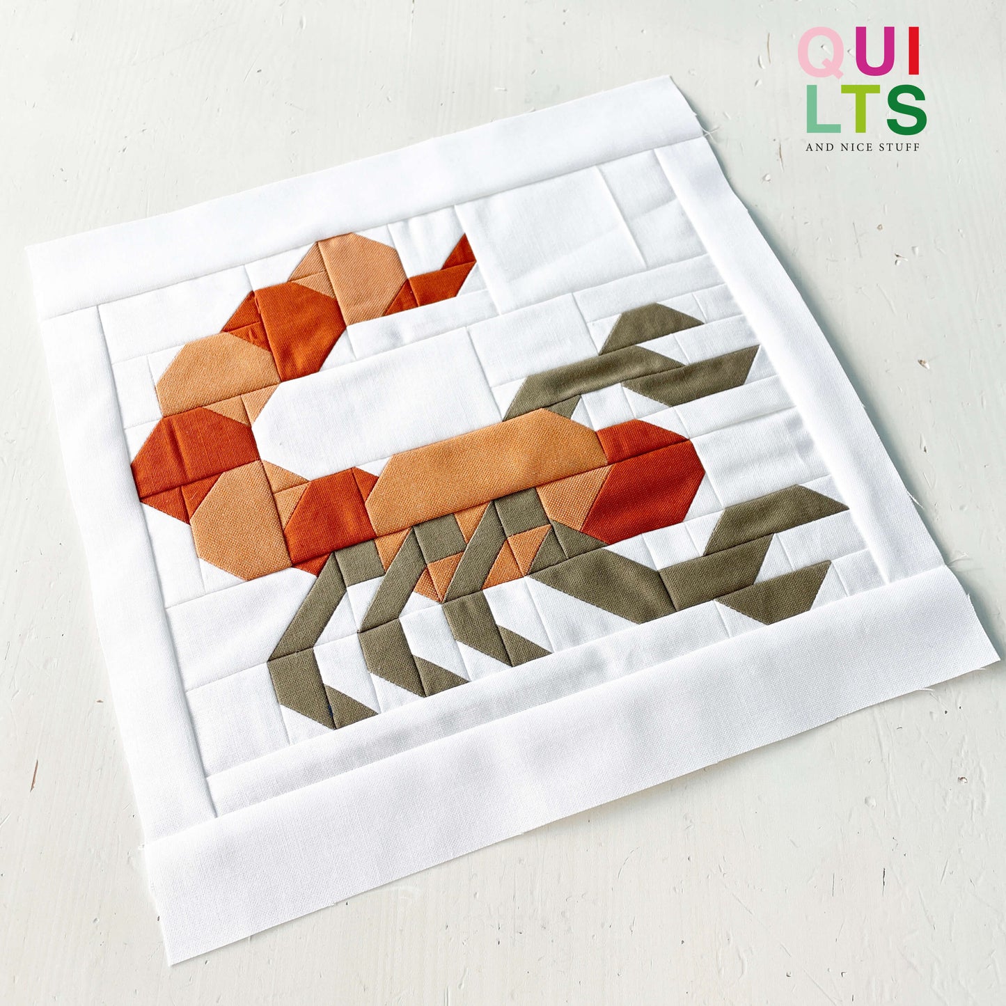 Skorpion – PDF Quilt Block Anleitung