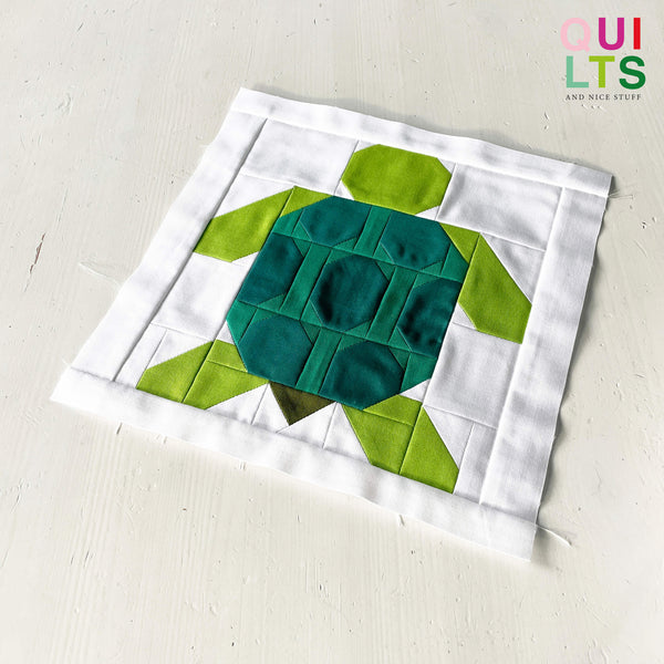 Meeresschildkröte – PDF Quilt Block Anleitung
