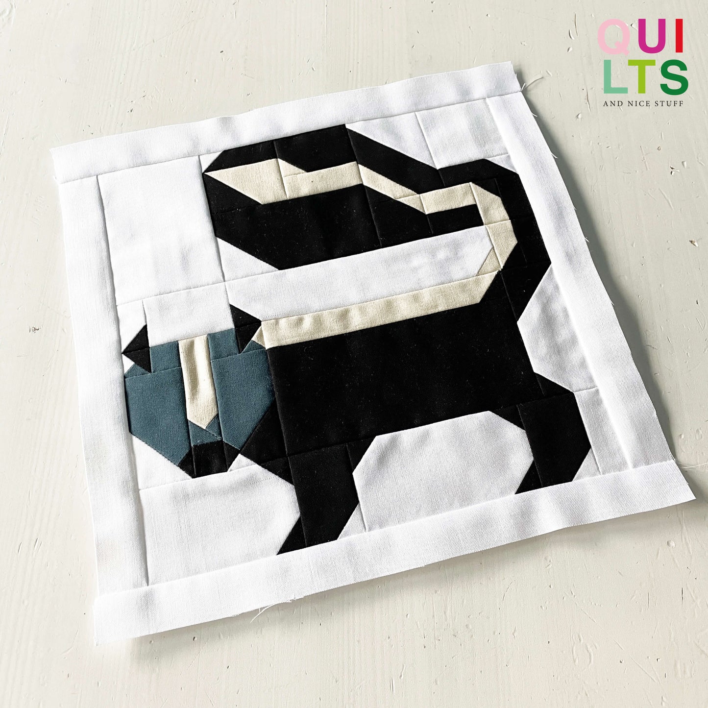 Stinktier – PDF Quilt Block Anleitung