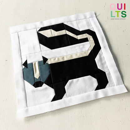 Stinktier – PDF Quilt Block Anleitung