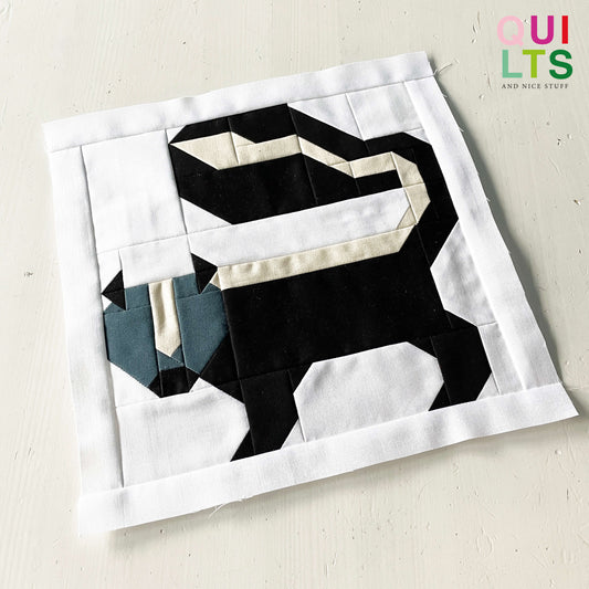 Stinktier – PDF Quilt Block Anleitung