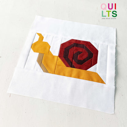 Schnecke – PDF Quilt Block Anleitung
