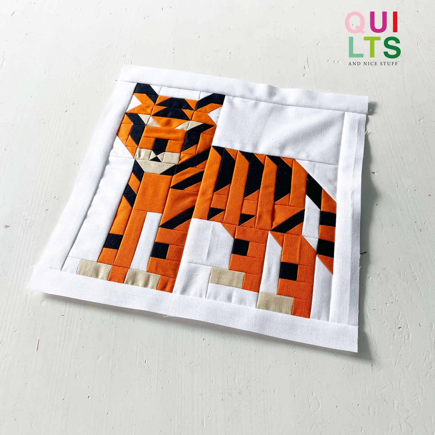 Tiger – PDF Quilt Block Pattern