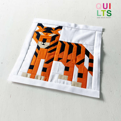 Tiger – PDF Quilt Block Pattern