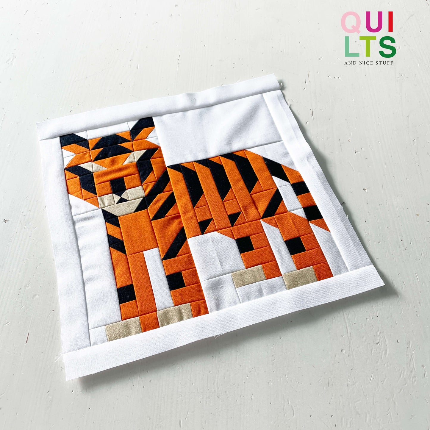 Tiger – PDF Quilt Block Pattern